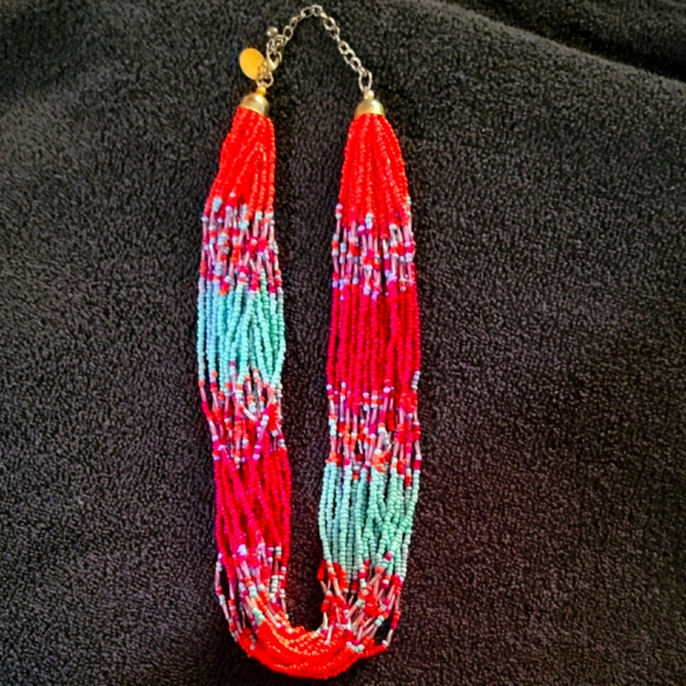 ZAD Multicolor Beaded Necklace